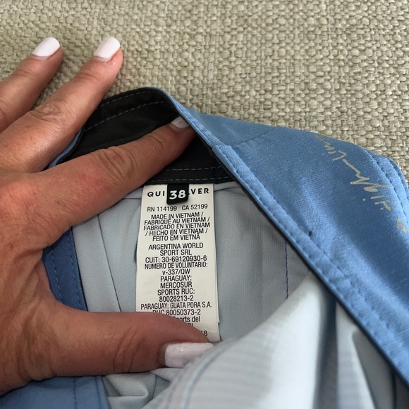 Quicksilver Men’s Everyday Stripe 19” Boardshort, size 38. Like new - Picture 3 of 3